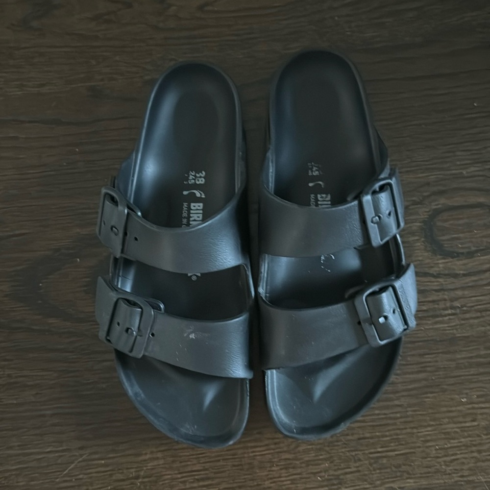 Birkenstock Arizona Eva Sandal in Black (7-7.5)